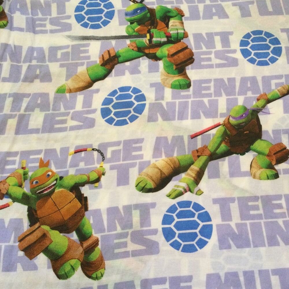Teenage Mutant Ninja Turtles 1 flat Sheet